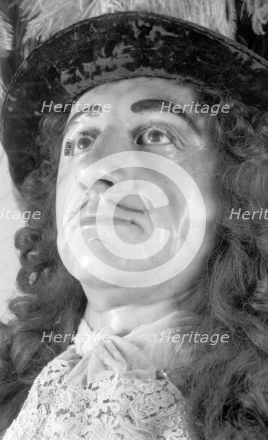 Royal funeral effigy of King Charles II, Westminster Abbey, London, 1945-1980. Artist: Eric de Maré