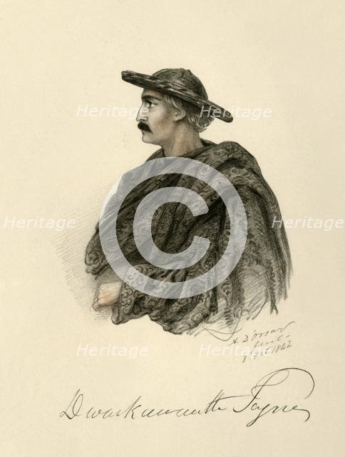 'Dwarkanath Tagore', 1842. Creator: Alfred d'Orsay.