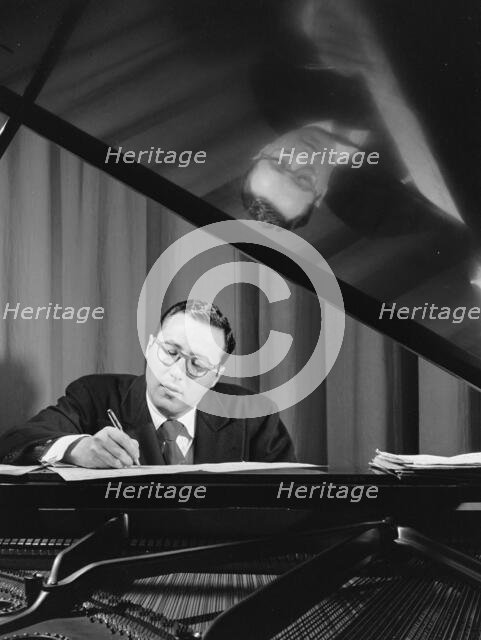 Portrait of Pete Rugolo, New York, N.Y., 1946. Creator: William Paul Gottlieb.