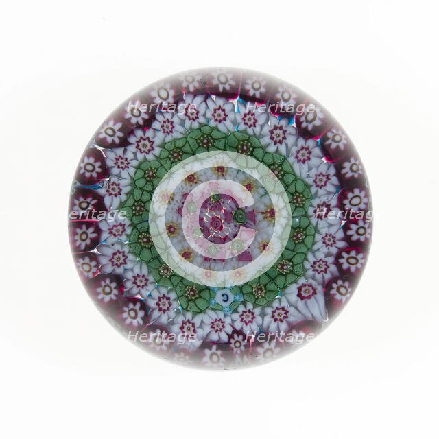 Paperweight, Clichy, 19th century. Creator: Clichy Glassworks.