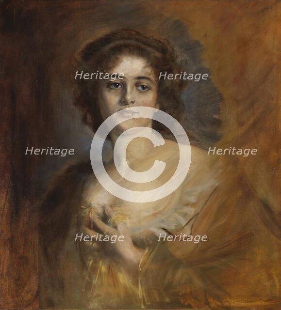 Lolita Gräfin von Zeppelin, c. 1900. Creator: Lenbach, Franz, von (1836-1904).