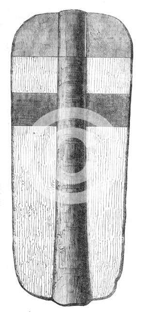 The Meyrick Collection at South Kensington: archer's shield, or 'pavois', Edward IV., 1869.  Creator: Unknown.