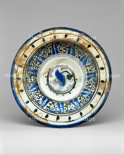 Bowl with Pseudo-inscription, Syria, 13th century. Creator: Unknown.