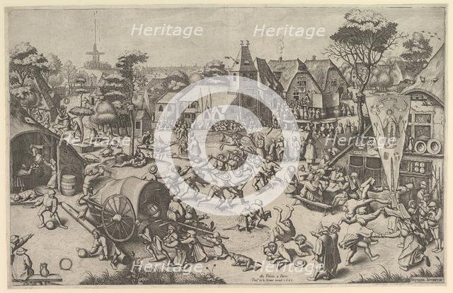 The Kermis of Saint George, ca. 1569; printed 1601. Creator: Johannes van Doetecum I.