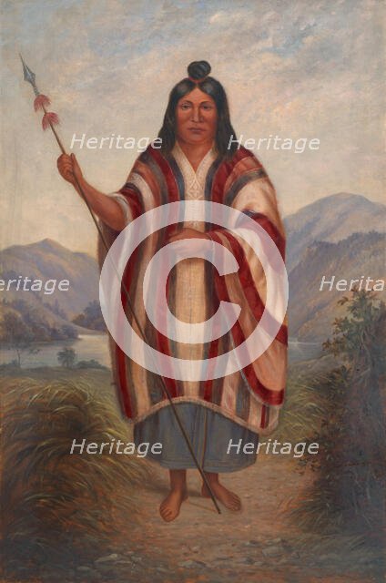 Peruvian Indian, ca. 1890-1899. Creator: Antonio Zeno Shindler.