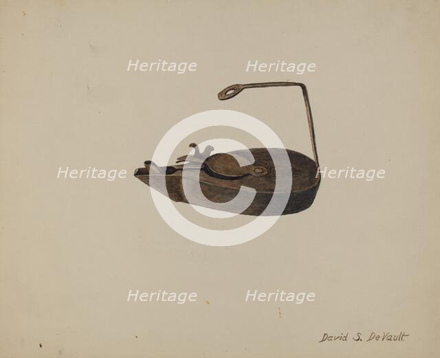 Betty Lamp, c. 1941. Creator: David S De Vault.