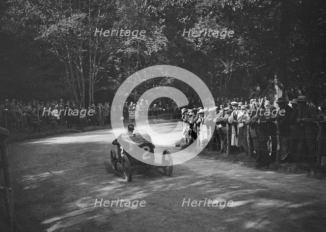 Works Austin 7 of Arthur Waite competing in the MAC Shelsley Walsh Hillclimb, Worcestershire, 1923. Artist: Bill Brunell.