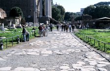 Paved Roman street. Artist: Unknown