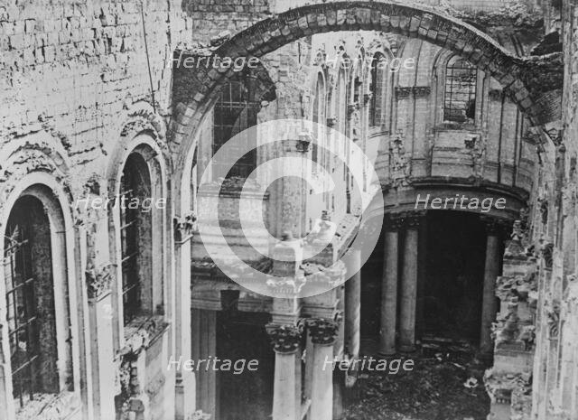 Arras Cathedral, 1917. Creator: Bain News Service.