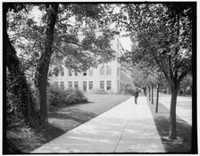 Main building, National Cash Register, Dayton, Ohio, c1902. Creator: William H. Jackson.