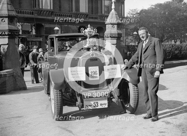 Lanchester Straight Eight of A Millership at the Southport Rally, 1928. Artist: Bill Brunell.