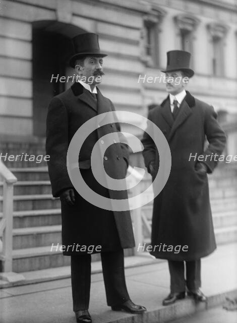 Lioubomir Michailovitch, E.E. And M.P. from Serbia, left, 1917. Creator: Harris & Ewing.