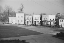 Frame houses. Fredericksburg, Virginia, 1936. Creator: Walker Evans.