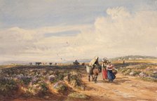 The Road Across the Heath, 1834-37. Creator: David Cox the Elder.