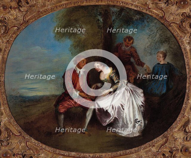 Le Dénicheur de moineaux. Creator: Jean-Baptiste Pater.