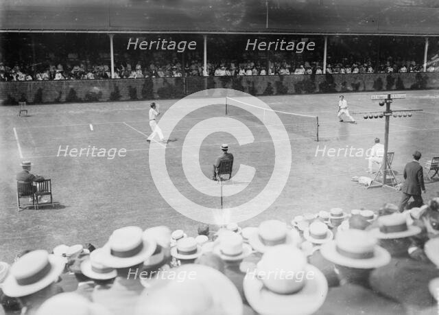 Tennis finals - Newport, '13, 1913. Creator: Bain News Service.