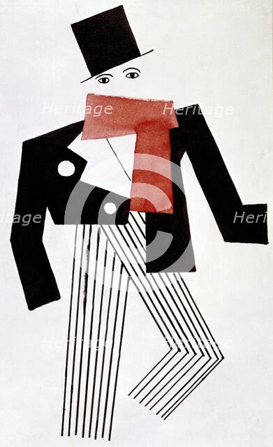 'Costume for Jean Borlin in Skating Rink', 1922. Creator: Fernand Leger.