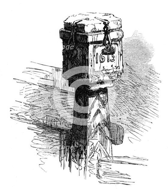 Alms-box, Skipwith, 1870. Creator: Unknown.