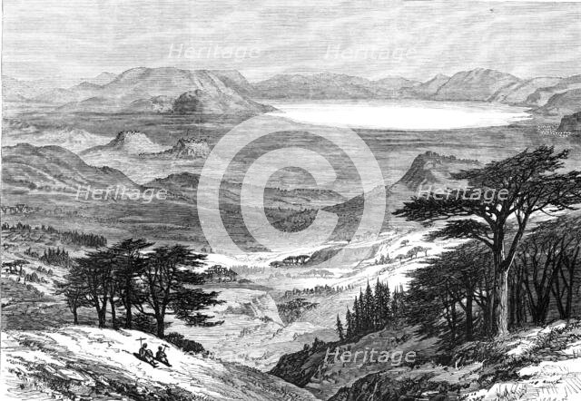 The British Expedition to Abyssinia: Lake Ashangi from the Antalo Road, 1868. Creator: Unknown.