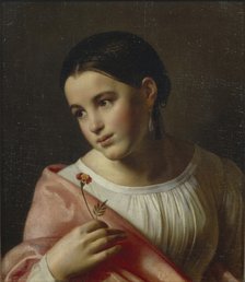 Poor Liza, 1827. Artist: Kiprensky, Orest Adamovich (1782-1836)