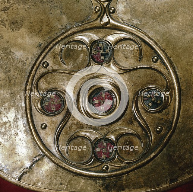 Detail of Celtic decoration, Battersea Shield, Celtic, c2nd - 1st century BC. Artist: Unknown