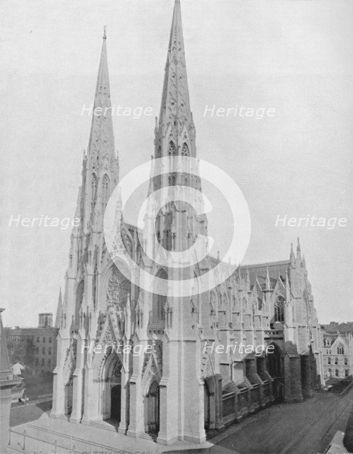 'St. Patrick's Cathedral', 19th century. Artist: Unknown.
