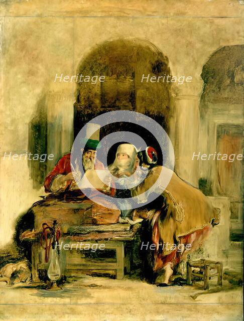 The Turkish Letter Writer, 1840. Creator: David Wilkie.