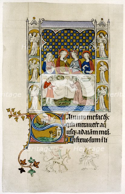 The marriage feast at Cana, early 14th century. Artist: Unknown
