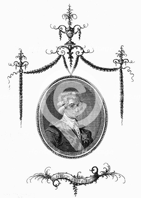 Gustav III, King of Sweden, 1771-1792. Artist: Unknown