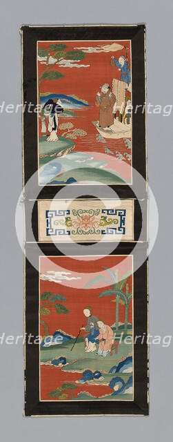 Panel (For a Screen), China, Qing dynasty (1644-1911), 1875/1900. Creator: Unknown.