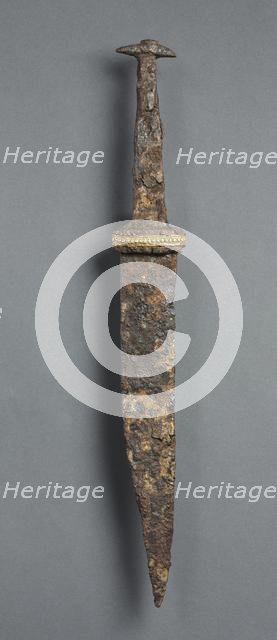 Single-Edged Knife (Scramasax), 600s. Creator: Unknown.