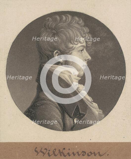 Wilkinson, 1804. Creator: Charles Balthazar Julien Févret de Saint-Mémin.