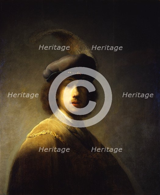 Self-Portrait, Aged 23, 1629. Artist: Rembrandt van Rhijn (1606-1669)