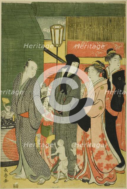 Good and Evil Influences (Zendama akudama), c. 1795. Creator: Eishosai Choki.