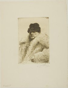 Self-Portrait 1916, 1916. Creator: Anders Leonard Zorn.