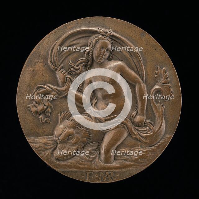 A Nymph on a Dolphin. Creator: Francesco Marti.