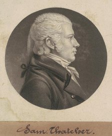 Samuel Thatcher, 1805. Creator: Charles Balthazar Julien Févret de Saint-Mémin.