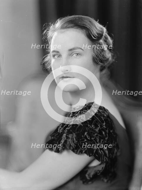 Wilson, Robert Whitelow, Mrs. - Portrait, 1933. Creator: Harris & Ewing.