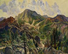 Road in the Cuyamacas, ca. 1933-1934. Creator: Charles Reiffel.