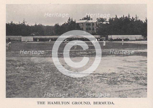 The Hamilton Cricket Ground, Bermuda, 1912. Artist: HP Baily.