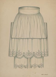Petticoat and Pantalettes, c. 1938. Creator: Rex F Bush.