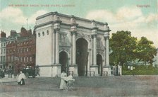 Marble Arch, Hyde Park, London. Artist: Unknown