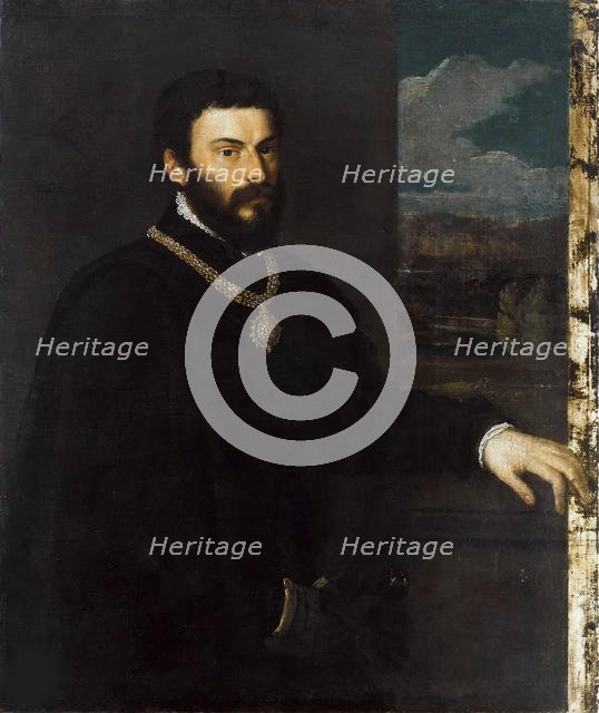 Portrait of Count Antonio Porcia, ca 1535-1540. Creator: Titian (1488-1576).