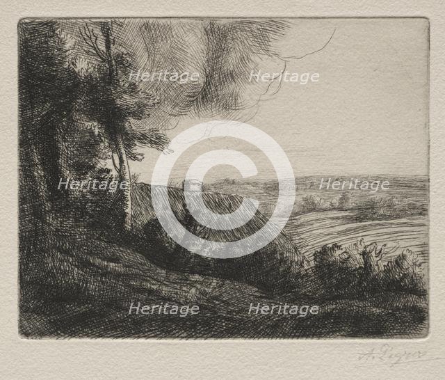 Landscape. Creator: Alphonse Legros (French, 1837-1911).
