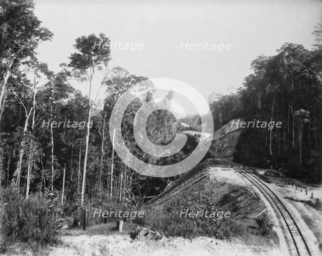 Toowoomba Range New Track, c1894. Creator: Poul C Poulsen.