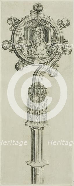 Bishop's Crosier, 1475/80. Creator: Martin Schongauer.