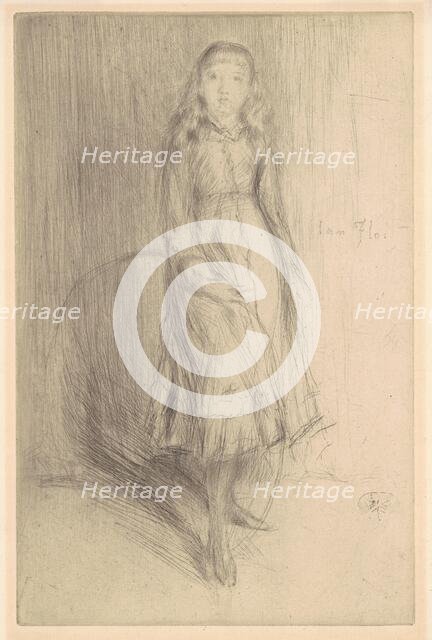 Florence Leyland, 1874. Creator: James Abbott McNeill Whistler.