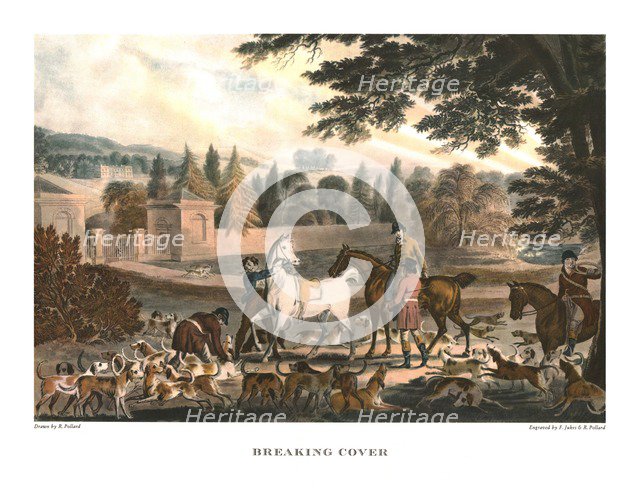'Breaking Cover', late 18th-early 19th century, (c1955).  Creator: Unknown.