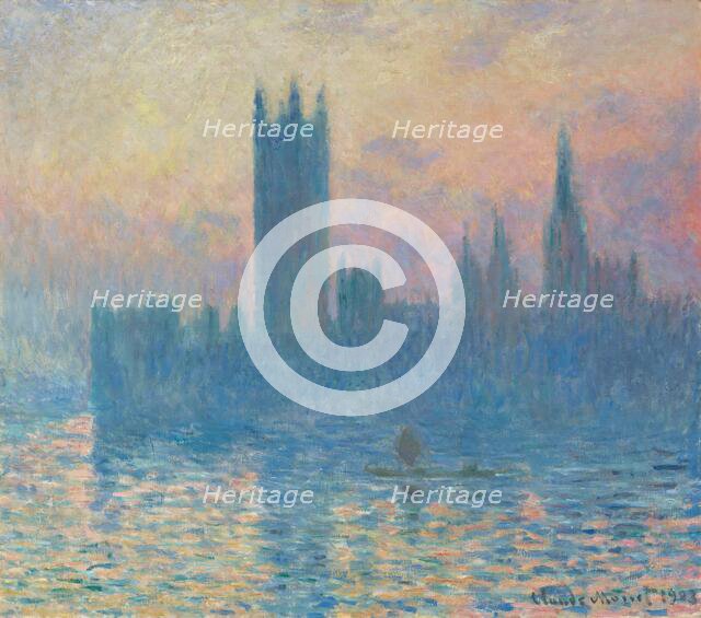 The Houses of Parliament, Sunset, 1903. Creator: Claude Monet.