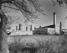 Eggborough Power Station, A19, Eggborough, Selby, North Yorkshire, 30/11/1966. Creator: John Laing plc.
